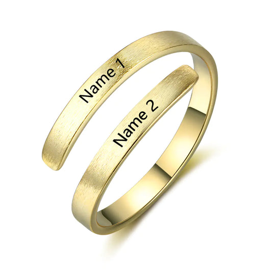 Anillo personalizable acero inoxidable